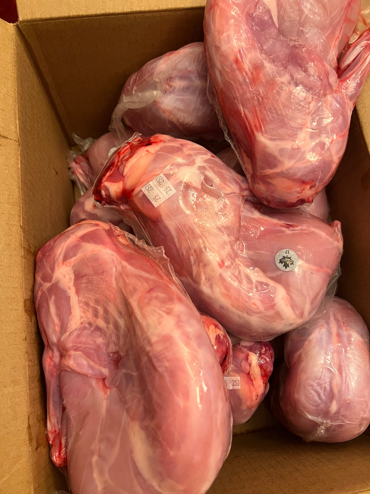 Carton de lapin 5kg sans hormones, gout comme au pays - Fatou Délices