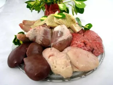 Abats de boeufs (cœur, foie, rognon)