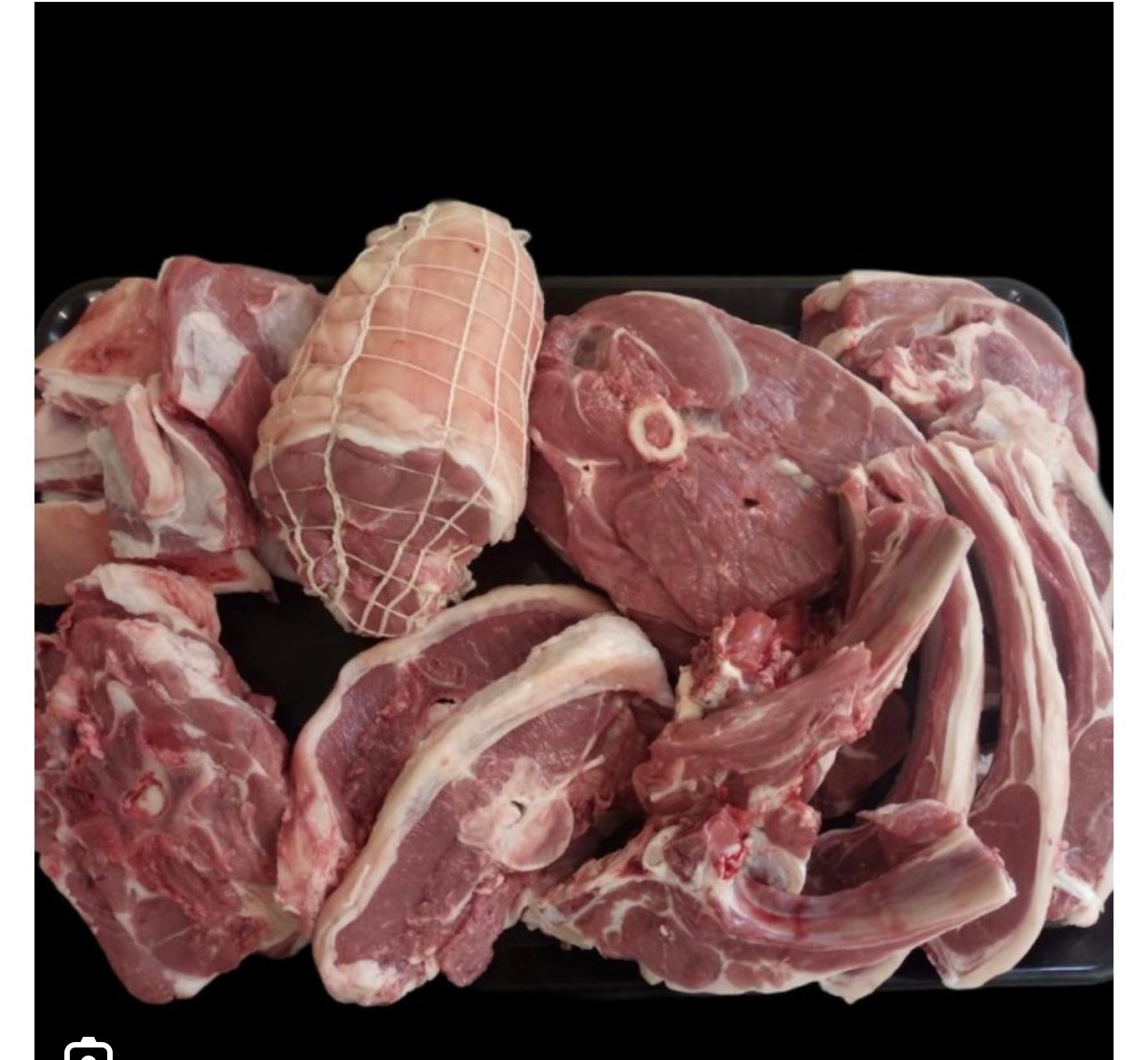 Un quart (1/4) d’agneau (6,25 kg/carcasse)