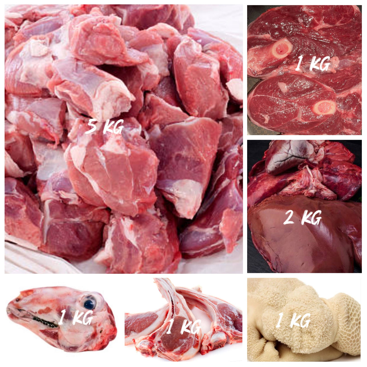 Carton de mouton agneau mix sans hormones, gout comme au pays - Fatou Délices